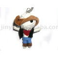 Promotion Geschenk Handmade Cowboy String Voodoo Puppe Schlüsselbund